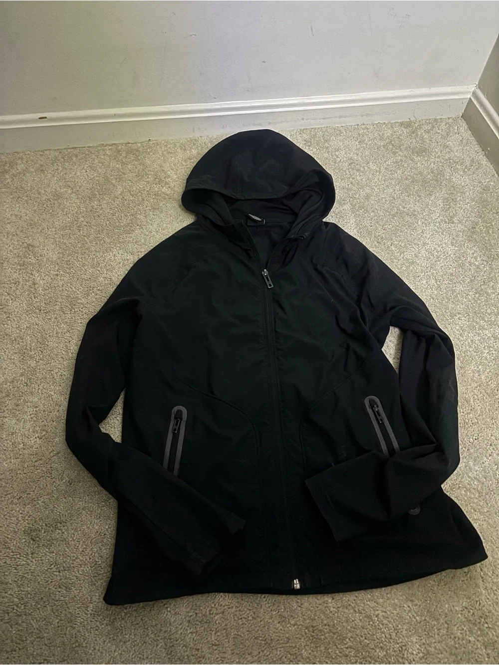 Under Armour Black Kids Hooded Jacket
